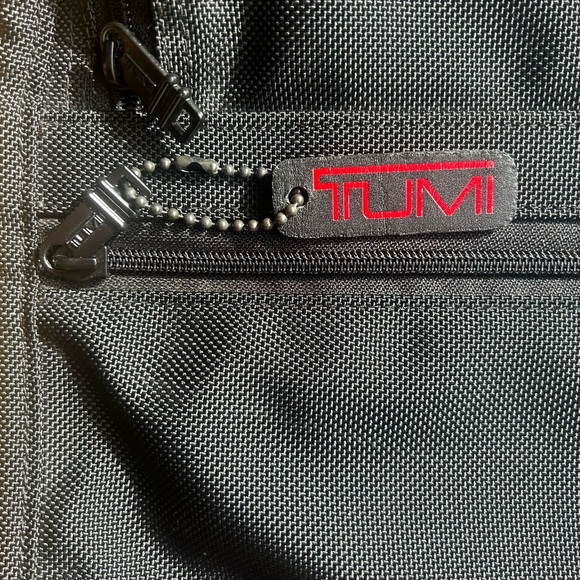 TUMI Made in USA Black Ballistic Nylon Travel Organizer Pouch vintage - Picture 5 of 16